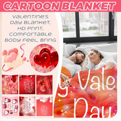 Flannel Digital Printed Blanket Conditioning Blanket Sofa Blanket Girl Gift