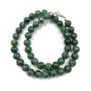 8mm Natural Ruby Zoisite Gemstone Round Beads Handcrafted Women's Jewelry Pretty Necklace 17-20" For Her 8BN-45