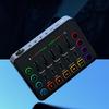 F9 Live Sound Card Auditory Mixing Console with Wireless Auto Pairing Enhances Singing and Recording Experience
