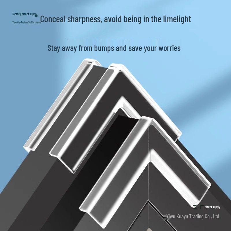 Aluminum Window Anti-Collision Silicone Corner Protector for Inward Opening Windows - Safety Right Angle Sleeve