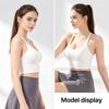 Women Stylish Cross Back Yoga Tank Top with One-piece Chest Pads, Elastic Comfort Workout Bra, Light Support Activewear for Sports and Outdoor