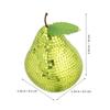 Disco Ball Pear Shaped Mirror Ball Retro Reflective Decor Tabletop Centerpiece Party Decoration Back to 70S Disco Party Supplies