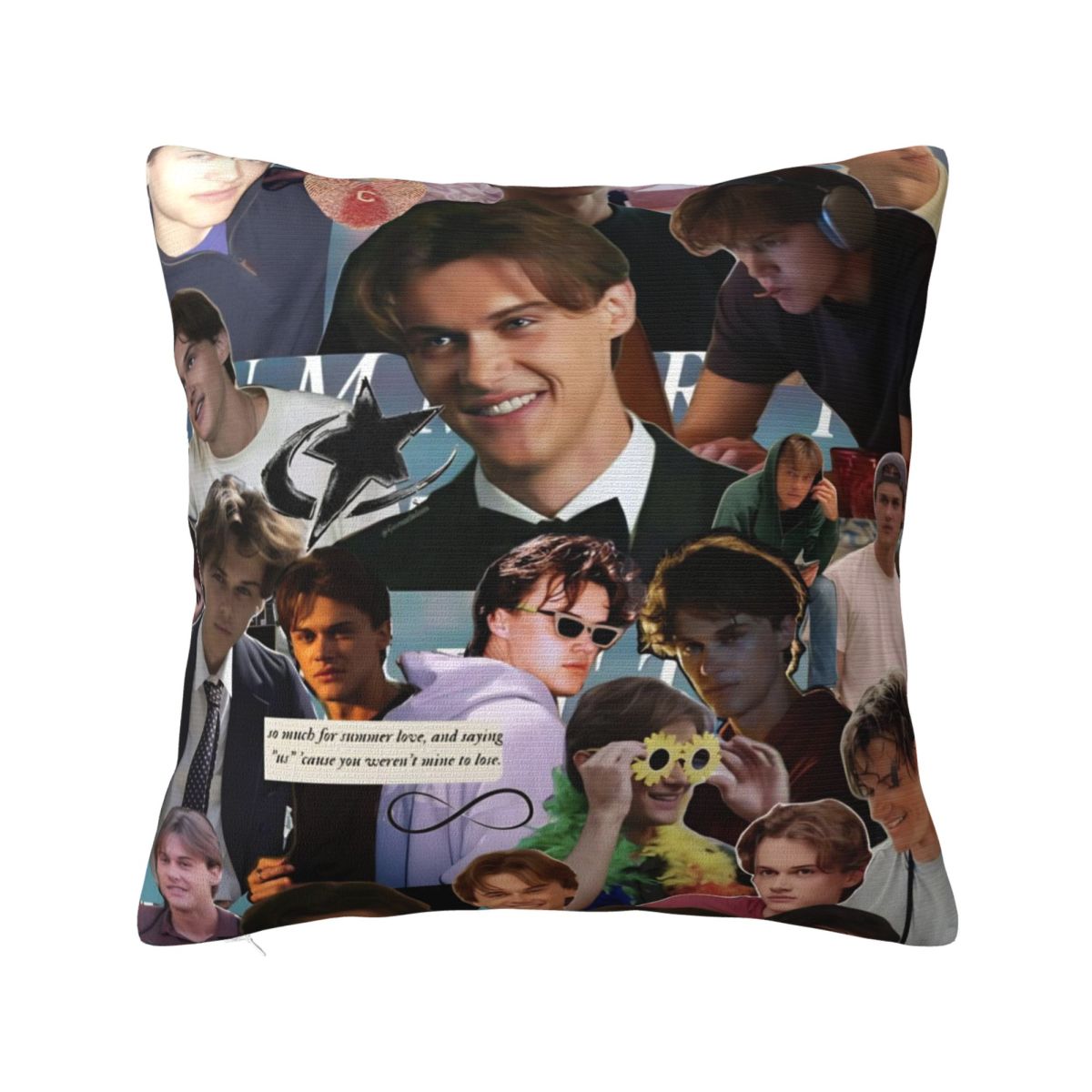 

TSITP The Summer I Turned Pretty Pillow Cover Conrad Fisher Square Pillow Case Cushion Cover Kawaii Pillowcases For Sofa 12x12Inch