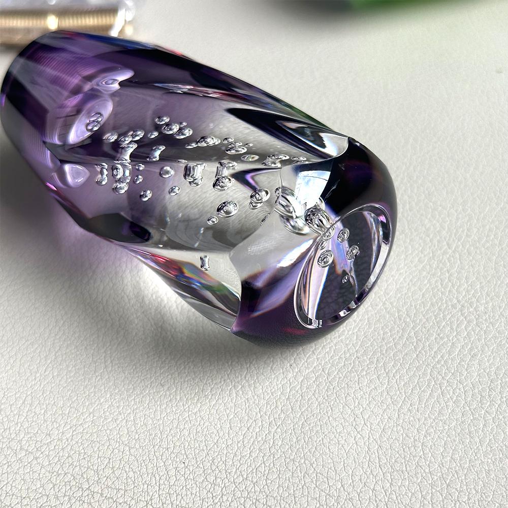 10cm 15cm Car Manual Shift Knob Gear Shifter Head Shift Knob Stick Crystal Transparent Bubble Throw Gear Shifter