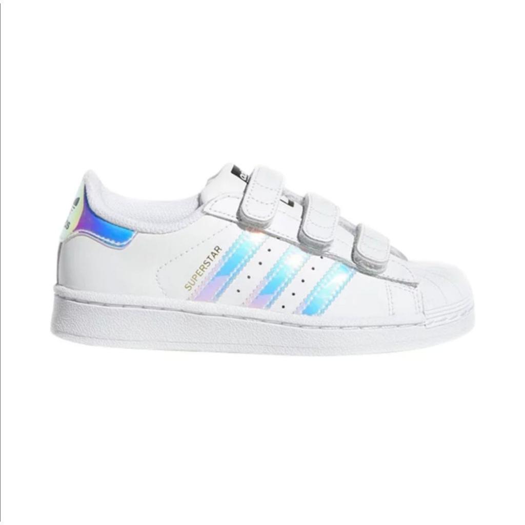 Adidas Originals Superstar Cf Comfortable Low-Top Skate Shoes White Laser Kids Sneakers AQ6279