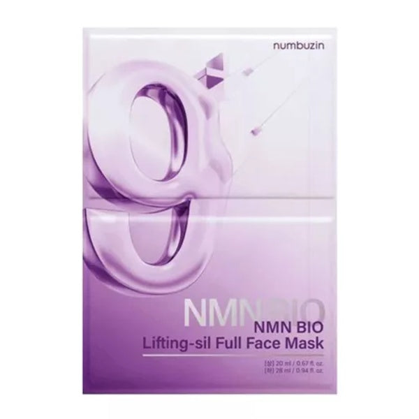 

numbuzin 9 NMN BIO Lifting-sil Full Face Mask - 1pack (4pcs)