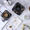 Marble Coffee Cup, Black and White Cup and Saucer Cup. High Quality Coffee Cup, Coffee Set,  Saucer Cup Mugs  Cups