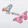 9099 Off-White 2026 Autumn and Winter New OW Butterfly Letter Arrow Pattern Men's and Women's Hooded Sweatshirt