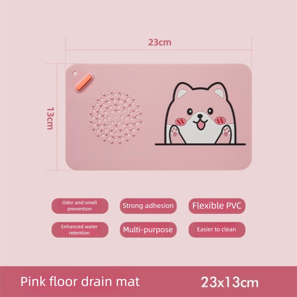 Cartoon Sewer Floor Drain Cover Anti-insect Floor Drain Pad Deodorant Cover  for Bathroom&Kitchen