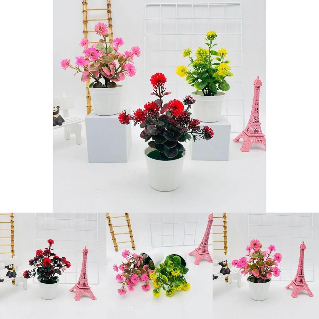 Fake Lilac Flower Pot With Vibrant Colors For Balcony Garden Party Decor And Photography Props