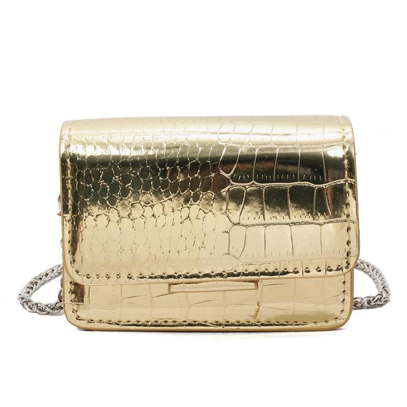 Stylish and simple bag women's chain trend small square bag summer casual messenger bag new shoulder bag