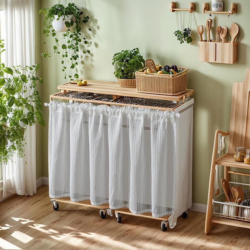 Modern Simple Solid Color Venetian Blinds Curtains Punch-Free Coffee Curtains Cabinet Blocking Curtains Short Curtains