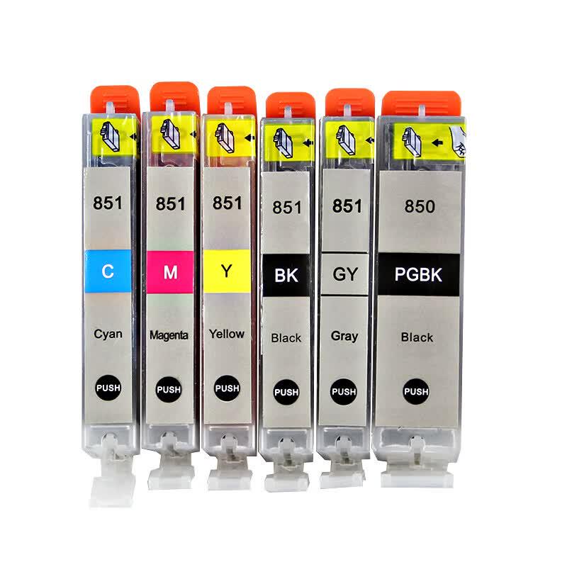 Compatible PGI-850 CLI-851 Ink Cartridge Set for Canon