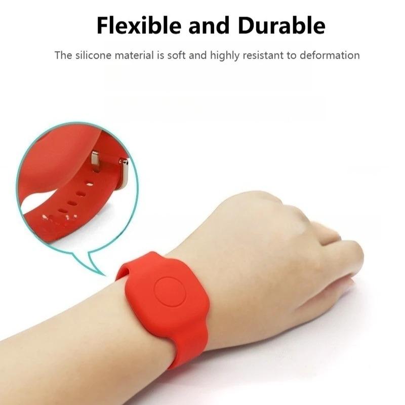 Comfortable Kids Watchband For Tile Mate – Full-Cover Silicone Anti-Lost GPS Tracker Hidden Accessory