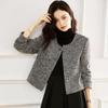 Elegant Autumn Little Fragrant Wind Coat Women Simple Retro High Quality Youthful Short Blouse Fashionable