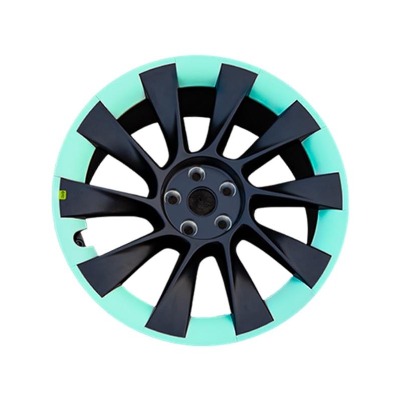 

20 Inch Wheel Cover For Electric Vehicle Split Design light In The Dark Blue ABS Material Easy Installation 1