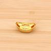 Handcrafted Mini Gold Alloy Ingots: Creative Decorative Cylinder Ornaments for Office