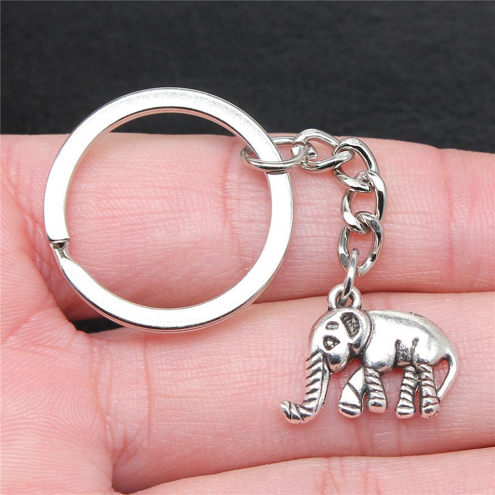 Big Elephant Animal Keychain for Women Best Seller Sweet Christmas Gift Streetwear Car Key Ring