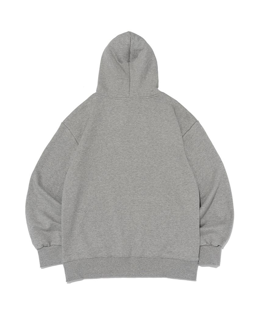 Punk Bear Logo Hoodie (Grey)