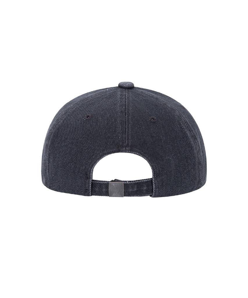 Peullijeunopallou Bella Washed Damage Cap (Charcoal)