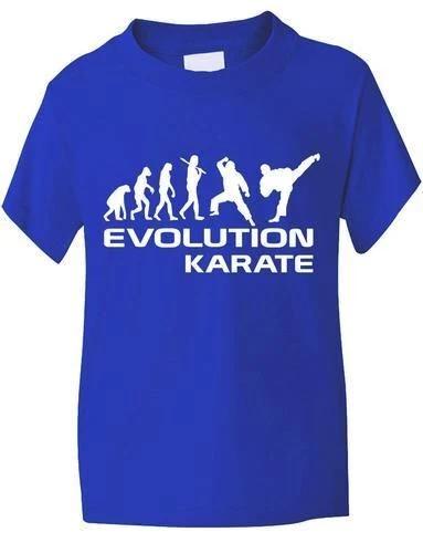 

Evolution Of Karate Martial Arts School Kids T-Shirt Birthday Gift Age 1-13 S