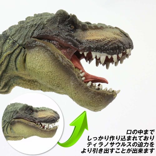 Aki Kumaya's Impressive 30cm Tyrannosaurus Rex Figure, King of the Dinosaurs, Standing On Both Legs, PVC, Opening and Closing Mouth [Warranty Included
