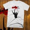 Freddy Krueger Gloves Blood Spatter Elm Street T-shirt, Horror Movie, S To 3XL
