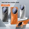 For VIVO X300 Pro Case Hard Slim Magnetic Wireless Charging Lens Stand Protect Back Cover Case For VIVO X300 X300Pro Phone Shell