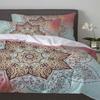 Mandala Gradient Flower Duvet Cover Bed Ložní prádlo Bytový textil Prošívané povlečení Povlaky na polštáře Ložnice Dvojlůžko Ložní prádlo Bez prostěradla