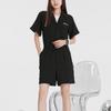 PUMA Jumpsuits Women's Black Moderate Straight Fit Pants 536890-01