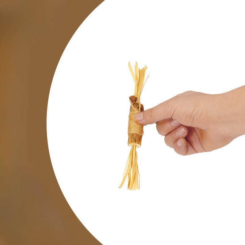 

Очень большая деревянная палочка-прорезыватель Тяньляо, игрушка для кошек из рафии, саморазвлекающийся и скучный мячик с кошачьей мятой, дразнилка для кошек, кошачий кошачий волшебный инструмент Mini Wood Tianliao