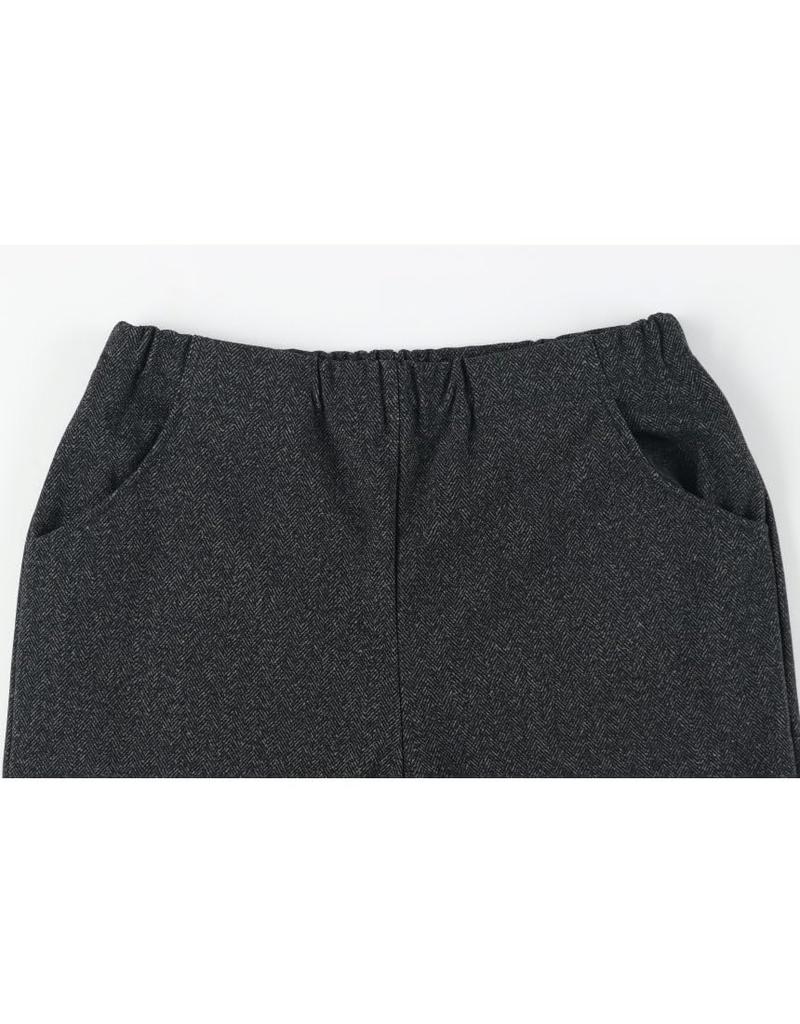 Wacoal Deep Stretch Elastisches Fleece Senior Hergestellt in Straight GY [Easy Partner] Hose, Passform, Material, Taille, Futter, Tragen, Damen Winter, Japan, Bein,