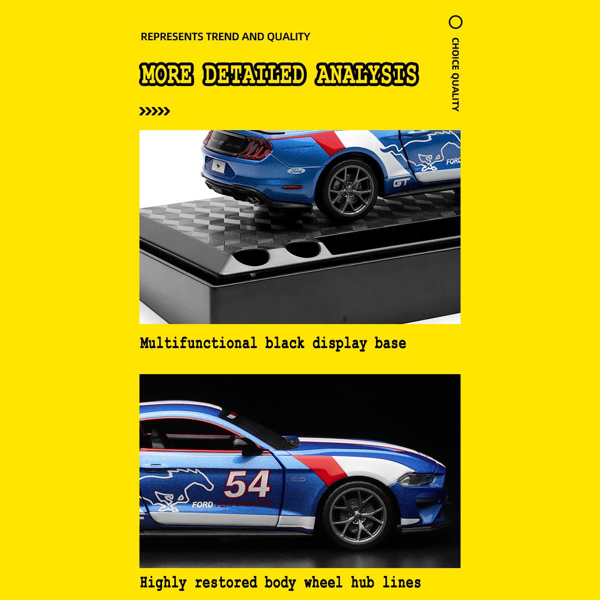 Масштаб 1/34 Ford Mustang GT 2018 — фото 8