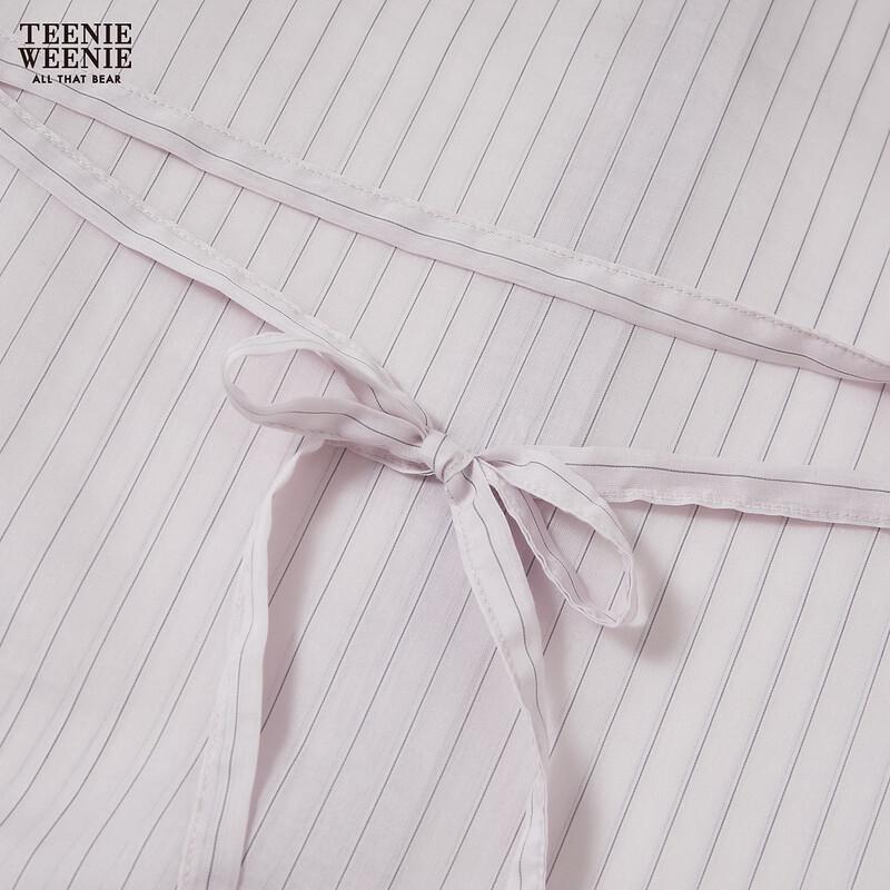 Teenie Weenie Women's Striped Bear Shirt
