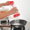 Setaccio a Mano Semiatomatico per Farina con Manico, Mixer per Farina, Strumenti per la Cottura Domestica, Setaccio per Farina in Plastica, Gadget da Cucina