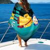 1pc Coraline1 Beach Towel with Custom Name, Beach/Swimming/Bath/Picnic/Camping Towel, Suitable for Seaside Beaches