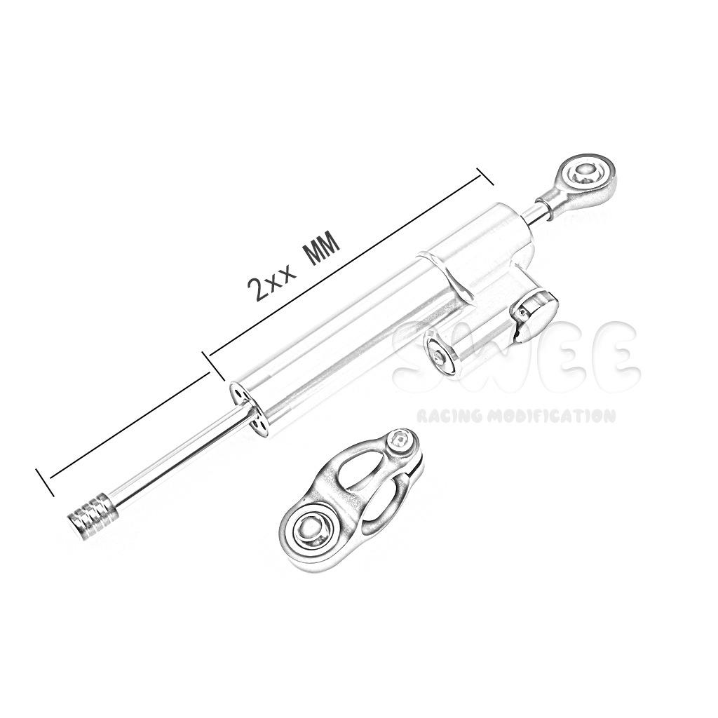 Universal Titanium Motorcycle Handlebar Damper: Anti-Wobble Stabilizer & Shock Absorber