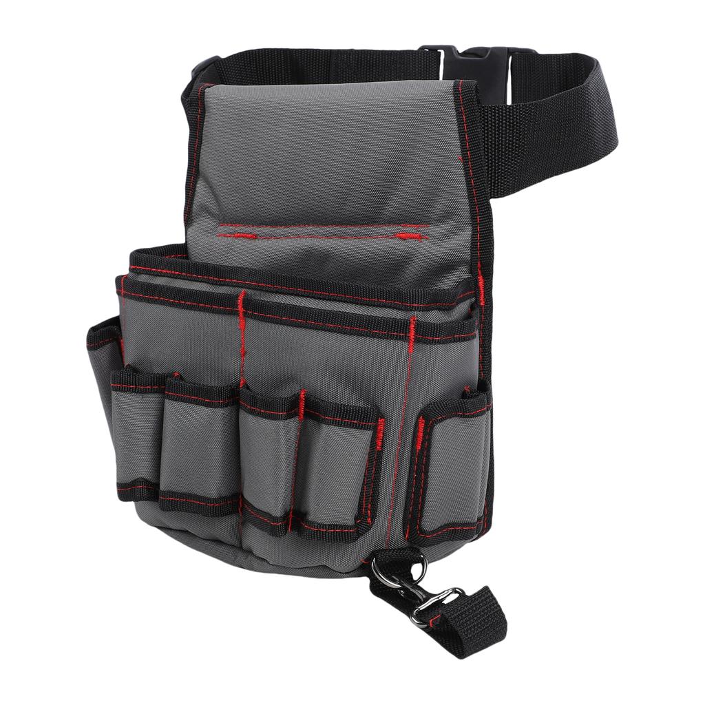 Tool Belt Pouch 600D Oxford Cloth Water Proof Hard Wearing Tool Waist Bag for Electrician Repair Worker Plumber