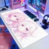 Anime Beautiful Girl Themed Mouse Pad Extended Gaming Desk Mat Universal Keyboard Mat for Office and Gaming