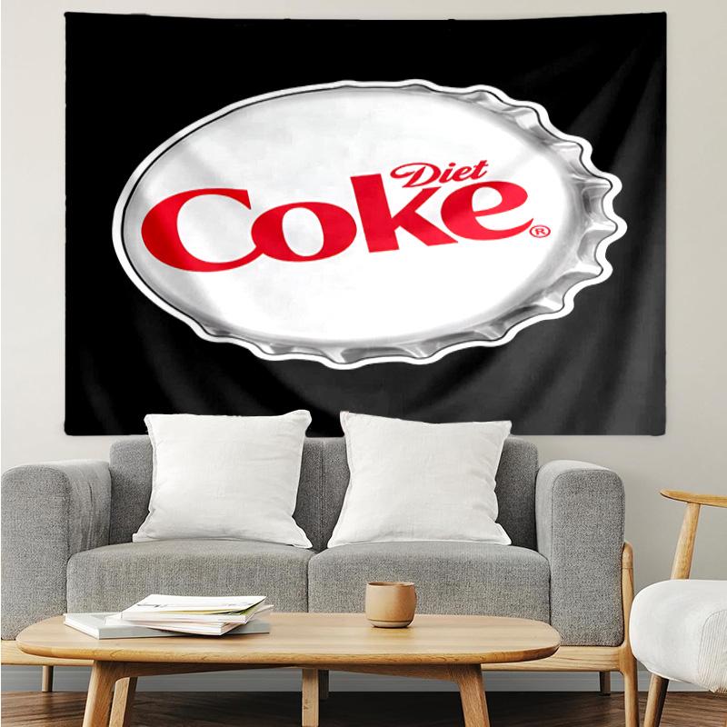 1PC Stay Crisp Coke Tapestry Accessories Playroom Tapestry, for Bedroom,Livingroom, Dormitory Room Wall Decor Fan Birthday Gifts