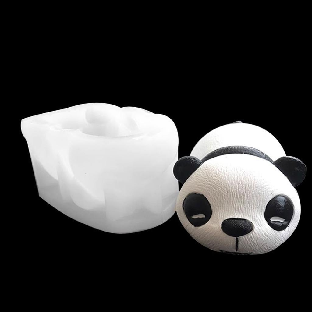 Všestranné pečicí formy Silikonová forma na čokoládu Tvar spící pandy Kuchyňské náčiní Pečicí doplňky pro zdobení dortů