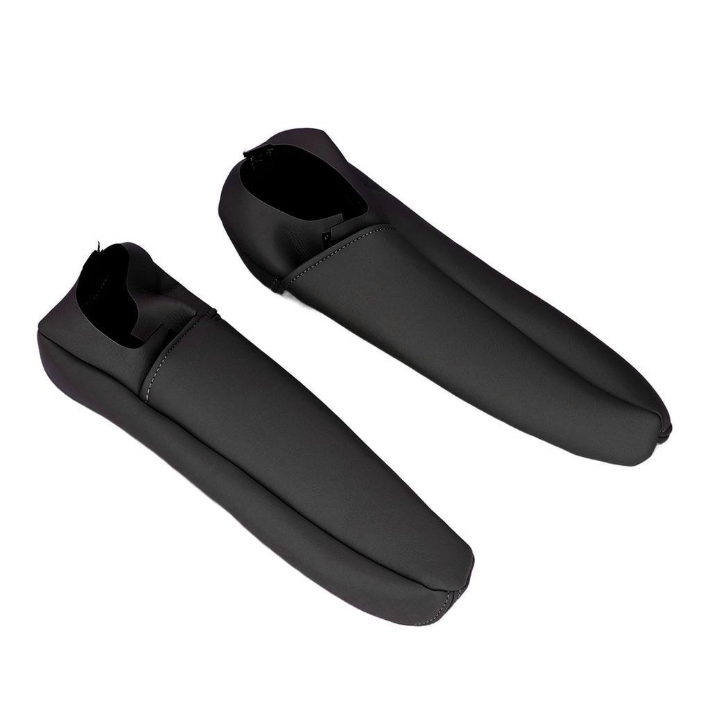 2PcsCelsiusSet Car Front Seat Armrest Cover Leather Waterproof Good Toughness Replacement for Siena 2005‑2010
