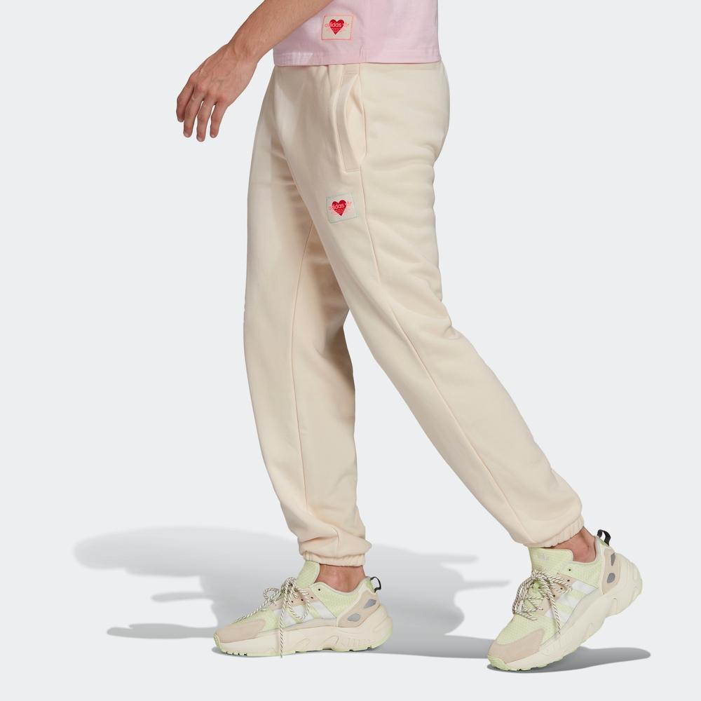 adidas Originale Clover Elastischer Bund Lässige Jogginghosen Herren Unterteile Beige HI6010