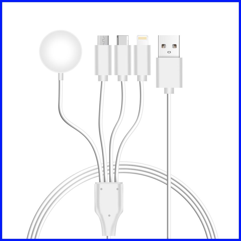 Apple Watch iOS 10 Wireless Charger: 1-to-4 with Decoding Chip for iWatch S9