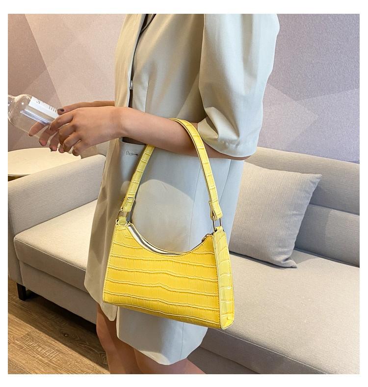 Fashion Exquisite Shopping Bag Retro Casual Women Totes Shoulder Bags Female Leather Solid Color Chain Handbag for Women
