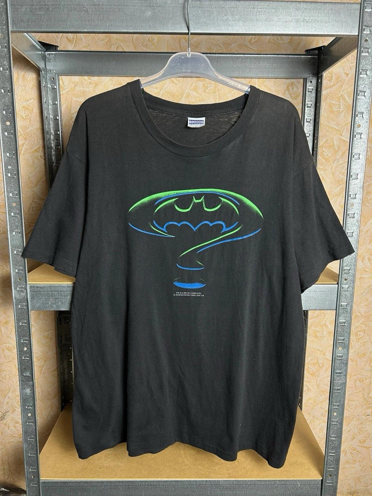Vintage 1995 Batman Forever Promo Movie T-shirt Size L 2XL