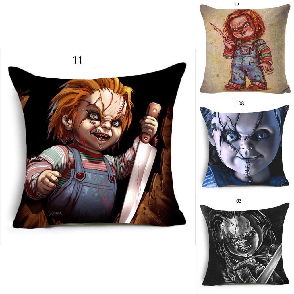 Cozy Halloween Horror Ghost Baby Pumpkin Pillowcase For Festive Sofa Decor