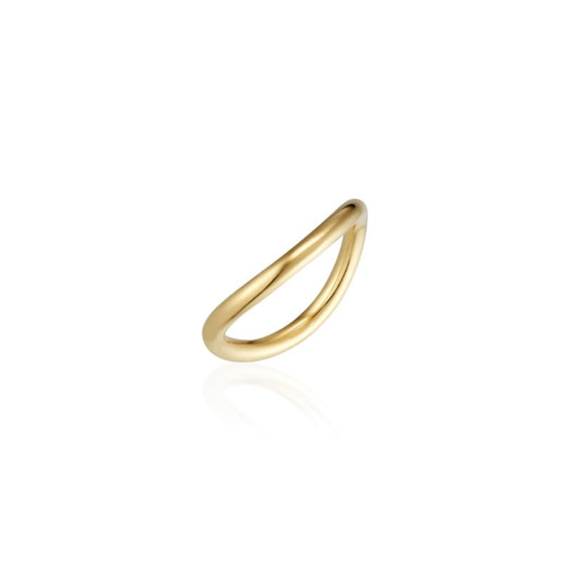 LUNNE Silver Sensual Wave Ring #LSR03