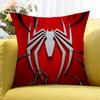 Federa Cuscino con Stampa di Figure Anime Marvel's Spider Man Cartone Animato Decorativa per Divano Casa Stampa Double-sided Federa Cuscino Carina