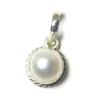 Pearl Pendant, Moti pendant, Gemstone Locket, In Sterling Silver 925 Pendant